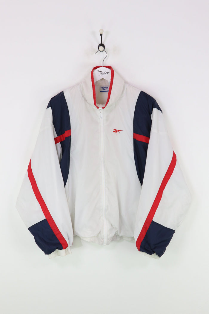 Reebok Shell Suit Jacket White/Navy XL