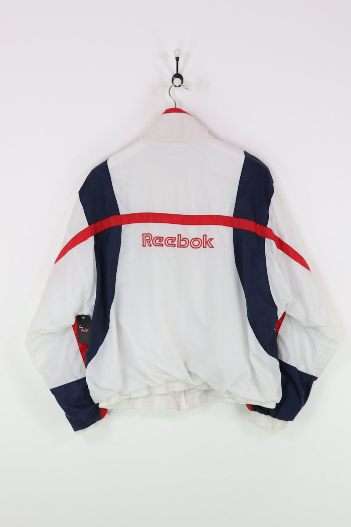 Reebok Shell Suit Jacket White/Navy XL