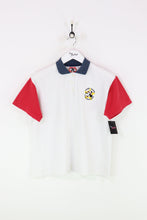 Mickey Mouse Polo Shirt White/Red Small