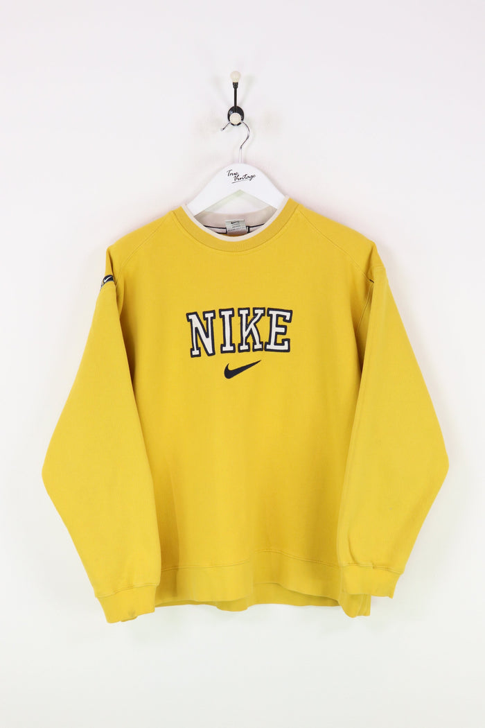 Nike Sweatshirt Yellow Large
