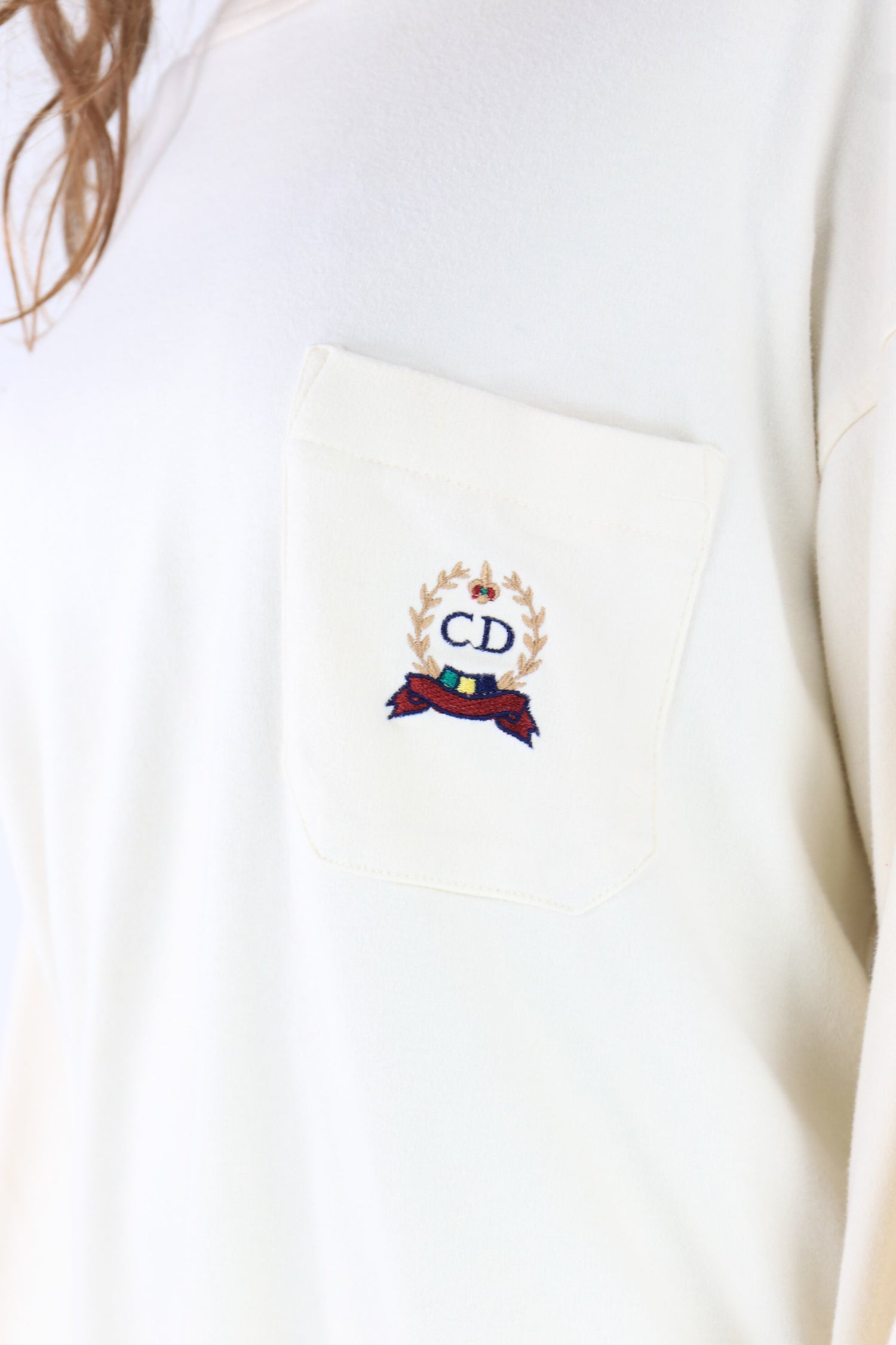Christian Dior Sweatshirt Cream Large