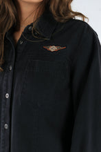 Harley Davidson Denim Shirt Black Medium