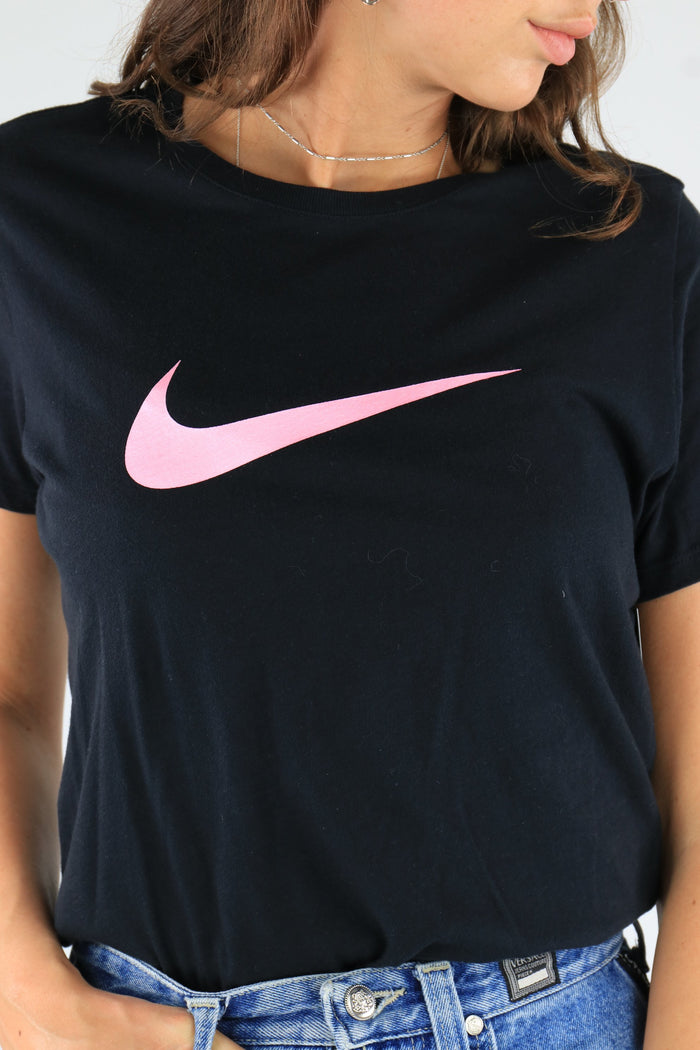 Nike T-Shirt Black Large