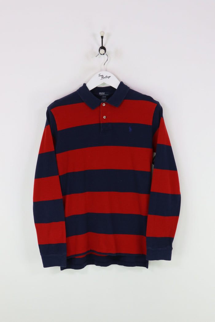 Ralph Lauren L/S Rugby Top Navy/Red Small