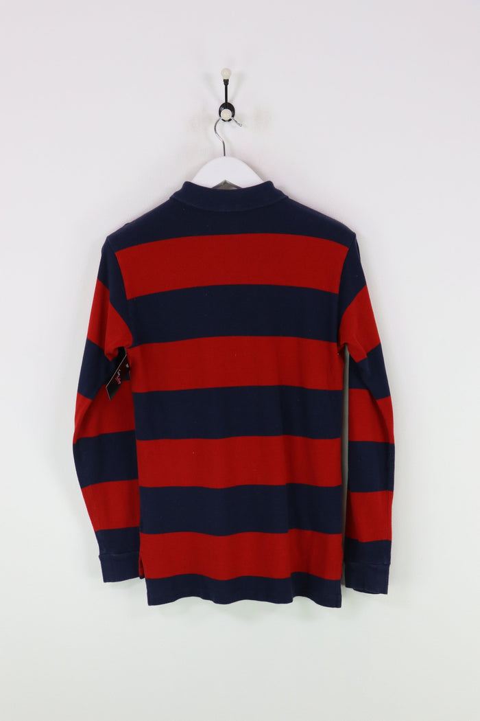 Ralph Lauren L/S Rugby Top Navy/Red Small