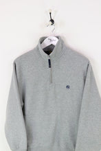 Nautica 1/4 Zip Sweatshirt Grey Large