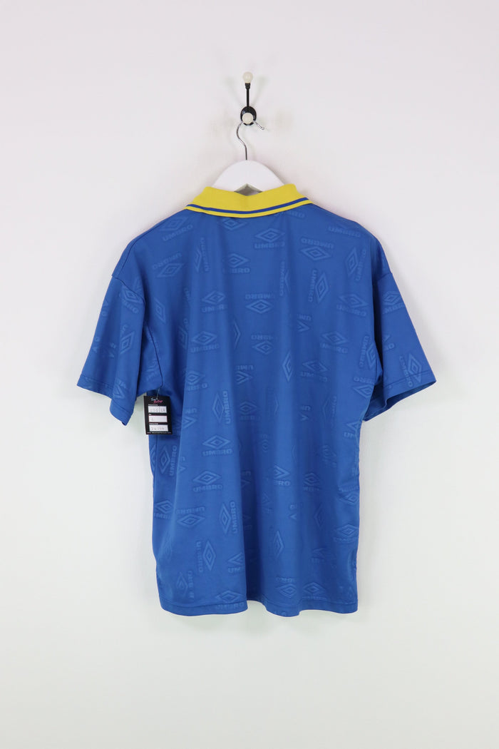 Umbro Football Shirt Blue Large