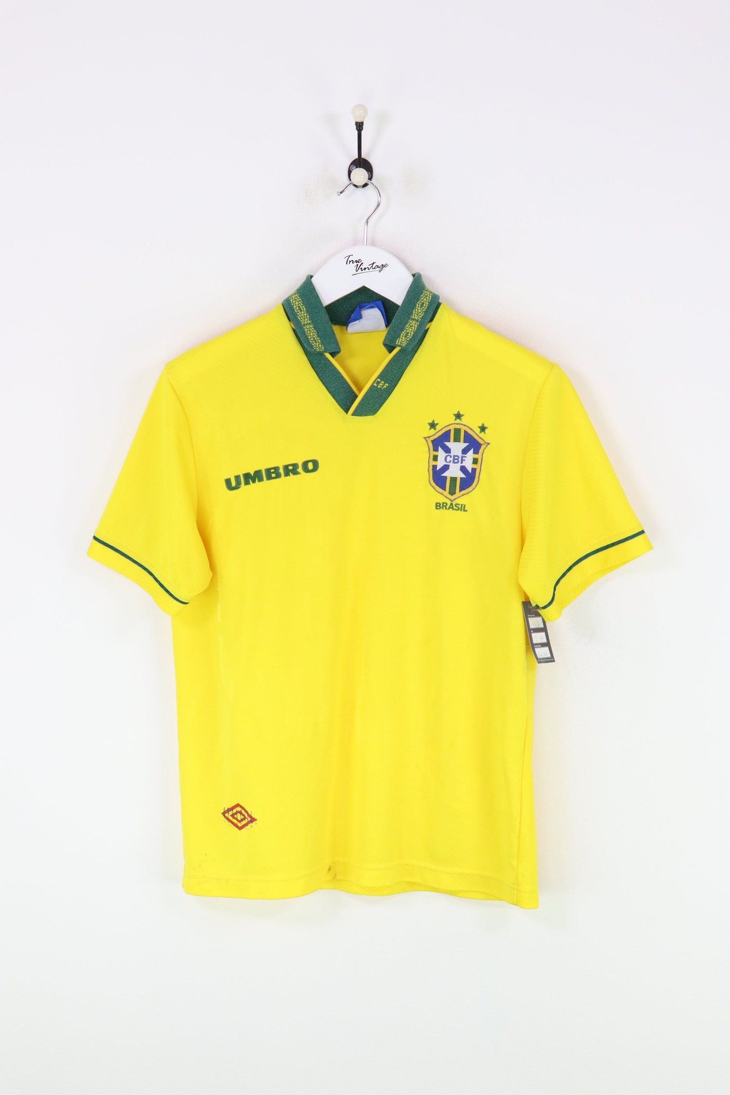 Adidas Brazil 1822 Yellow Soccer Jacket Men's Large Federative De