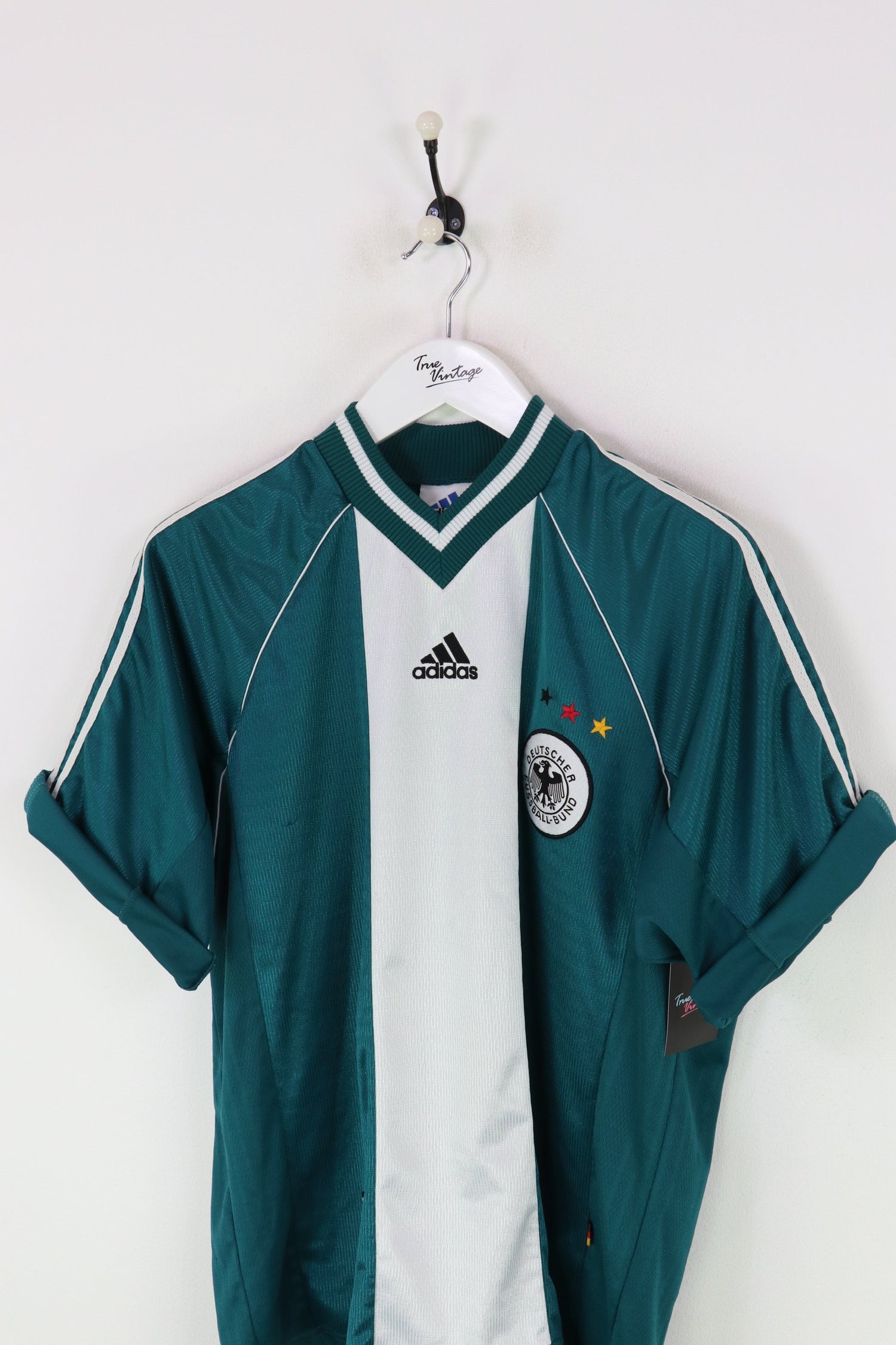 Adidas Germany Football Shirt Green/White Large