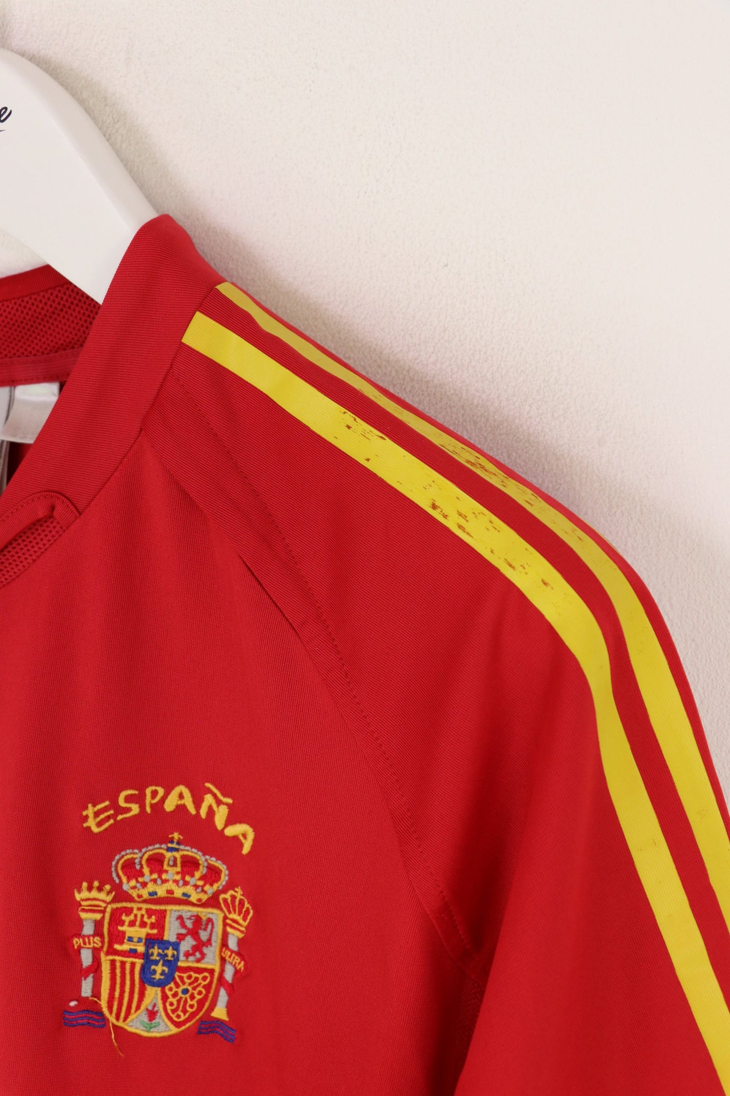 Adidas Spain Football Shirt Red XL