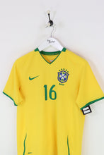 Nike Brazil Football Shirt Yellow Medium