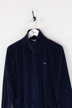 Christian Dior Velour Zip Sweatshirt Navy Small