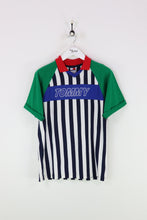 Tommy Hilfiger Polo Shirt White/Navy/Green Large
