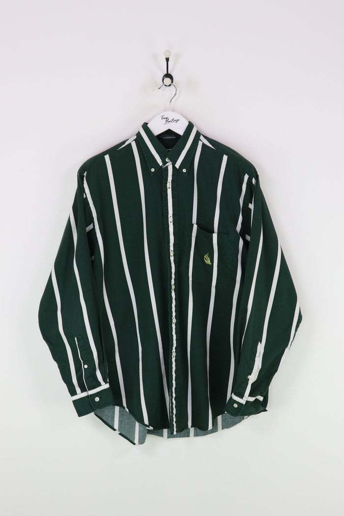 Nautica Shirt Green/White XXL