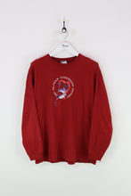 Tommy Hilfiger L/S Snowboard T-shirt Red XL