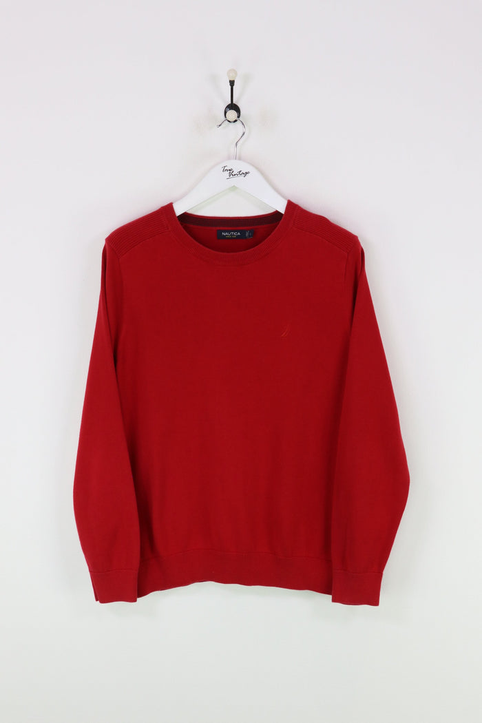 Nautica Lightweight Sweatshirt Red Medium