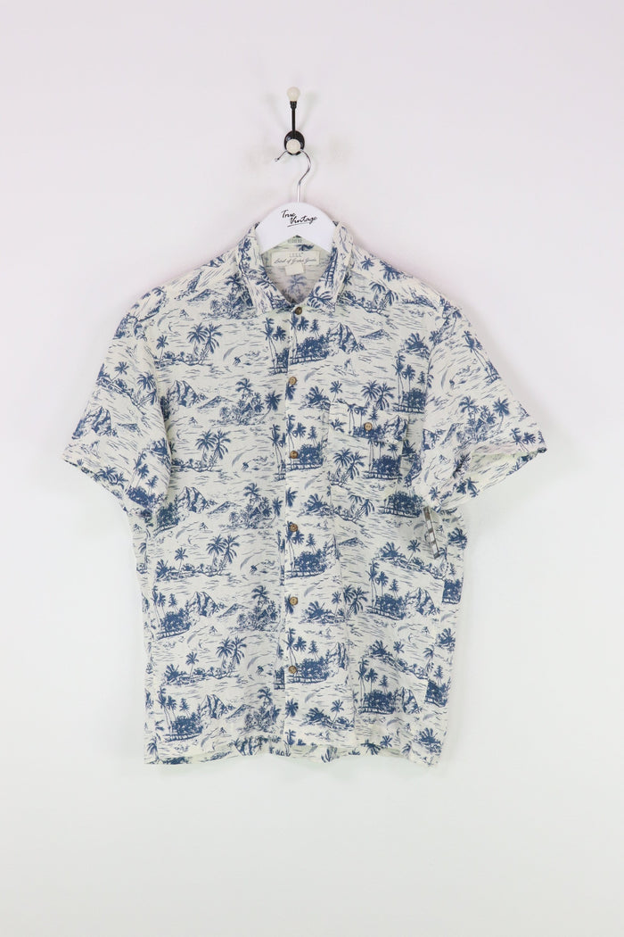 Vintage Island Shirt White/Blue Medium