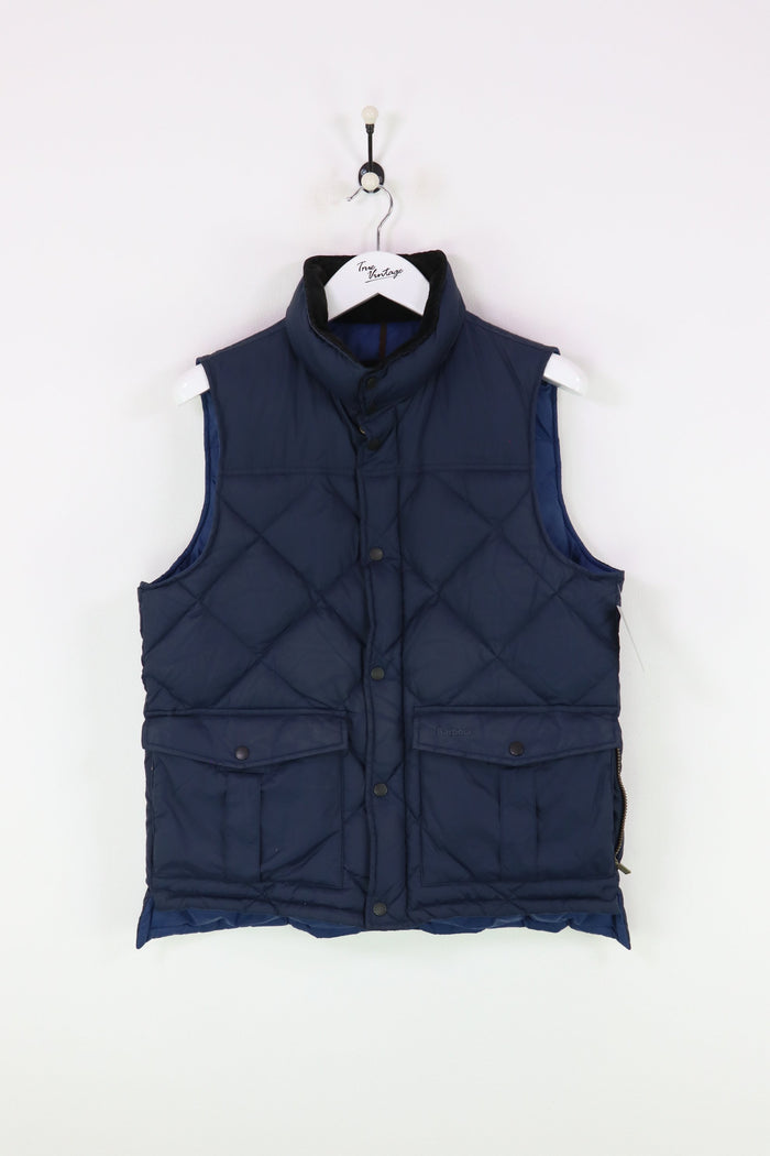 Barbour Puffer Gilet Navy Large