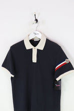 Moncler Polo Shirt Navy Small
