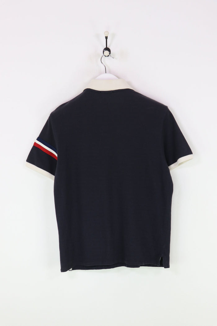 Moncler Polo Shirt Navy Small