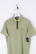 Stone Island Polo Shirt Green Large
