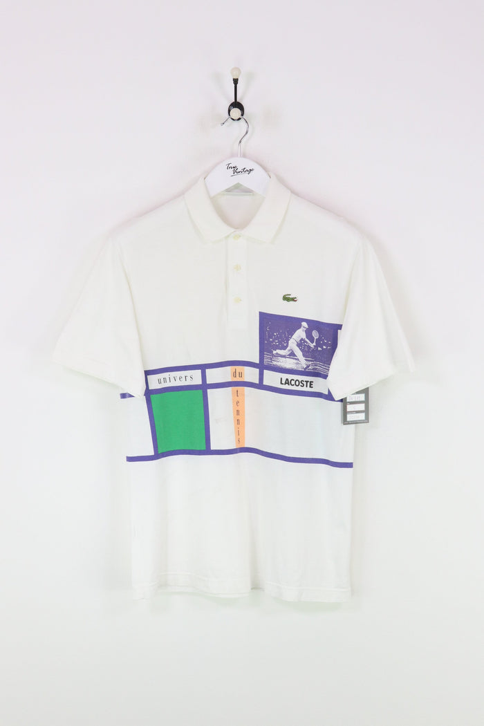 Lacoste Tennis Polo Shirt White Small