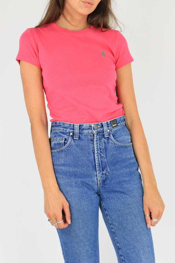 Ralph Lauren T-Shirt Pink Small