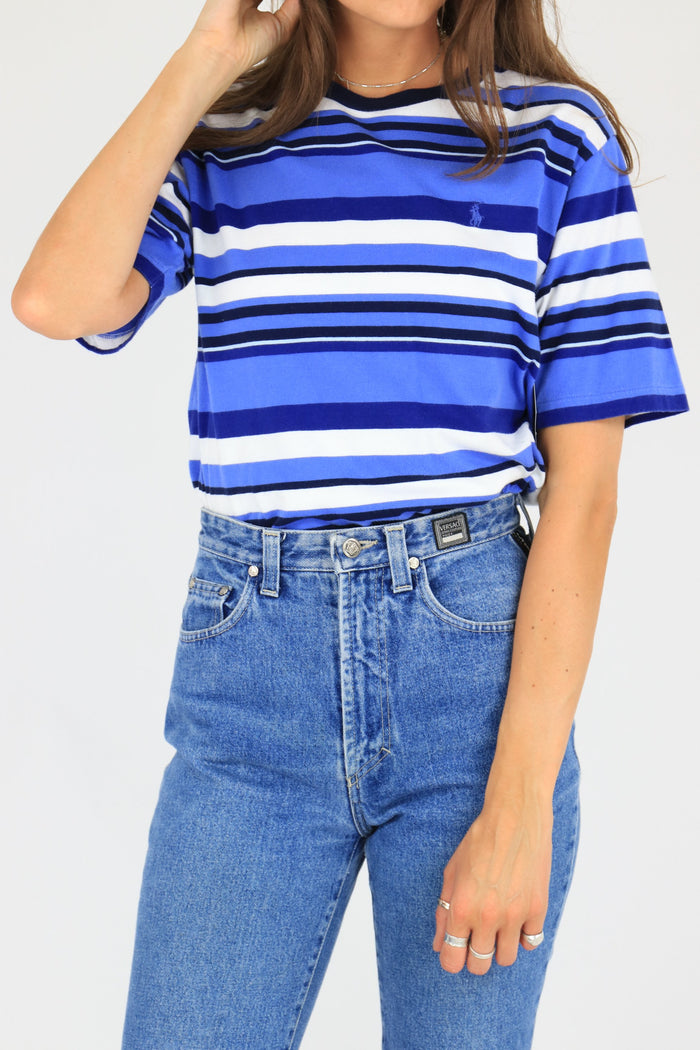 Ralph Lauren Polo T-Shirt Blue Large