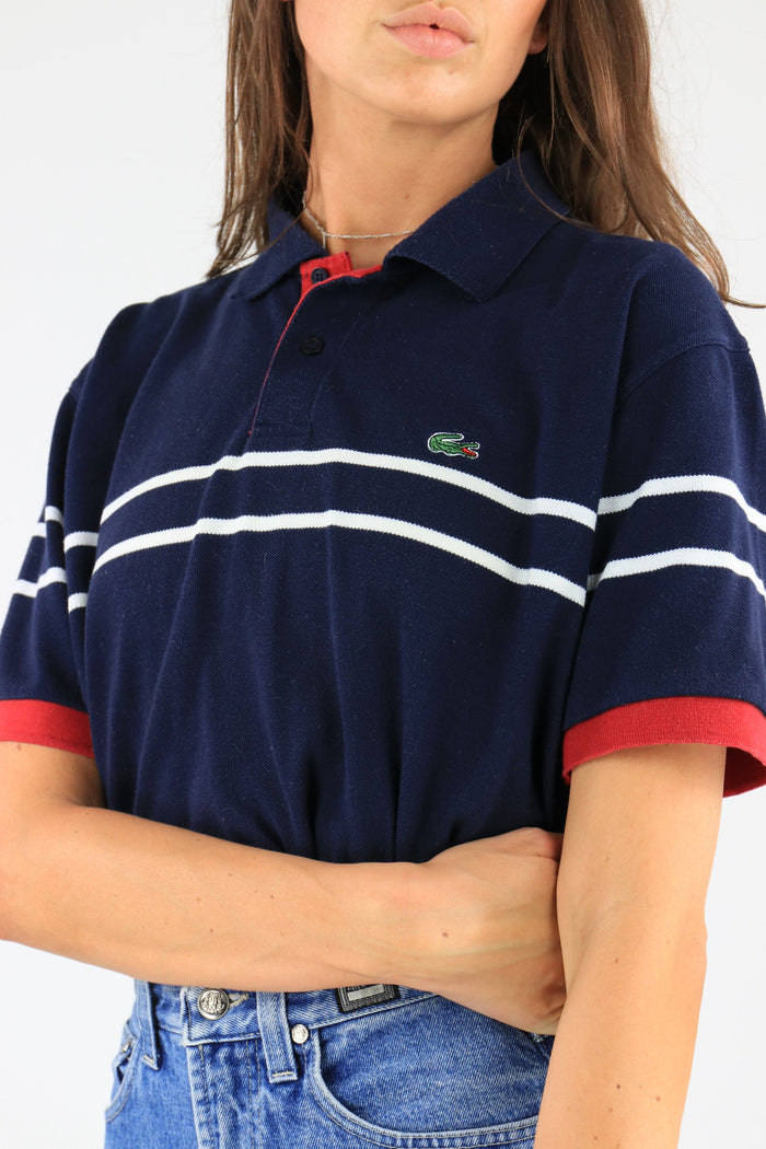 Lacoste Polo Shirt Navy/Red Large