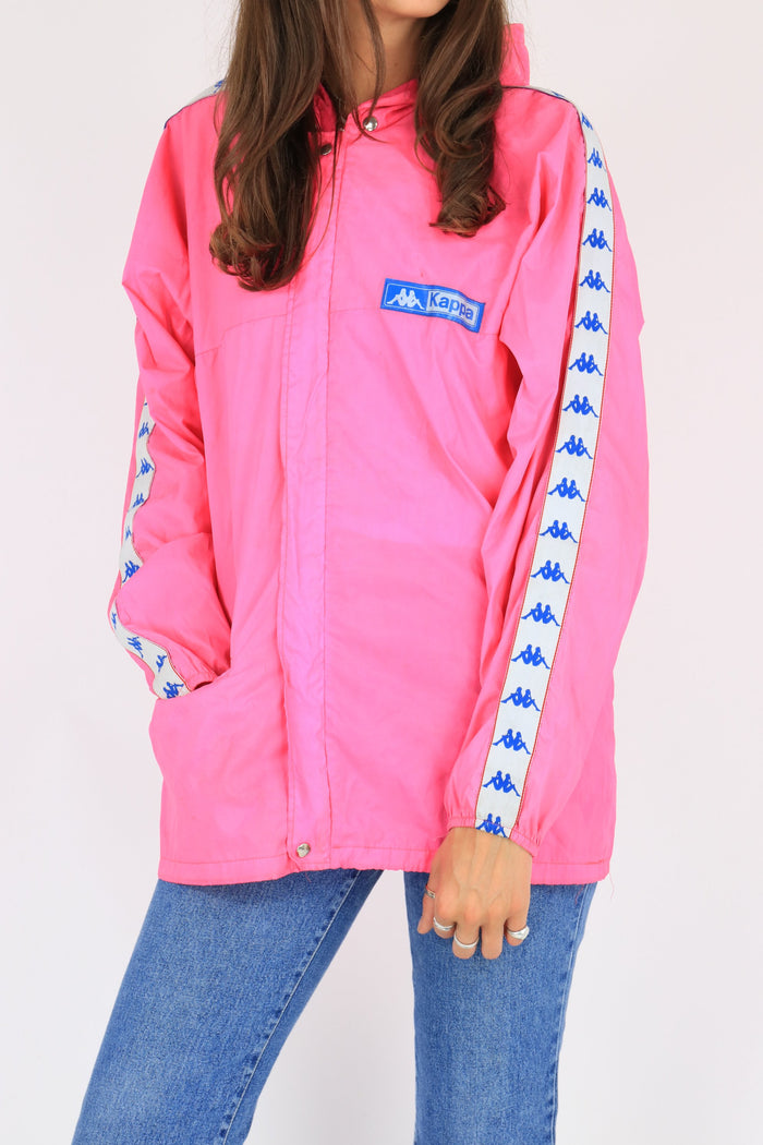 Kappa Rain Jacket Pink Large